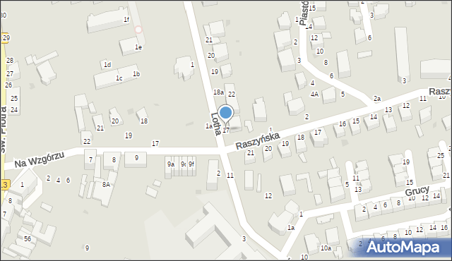 Słupsk, Lotha, prof., 17, mapa Słupska