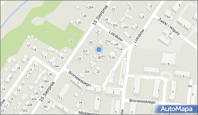 Sochaczew, Lotników, 18, mapa Sochaczew