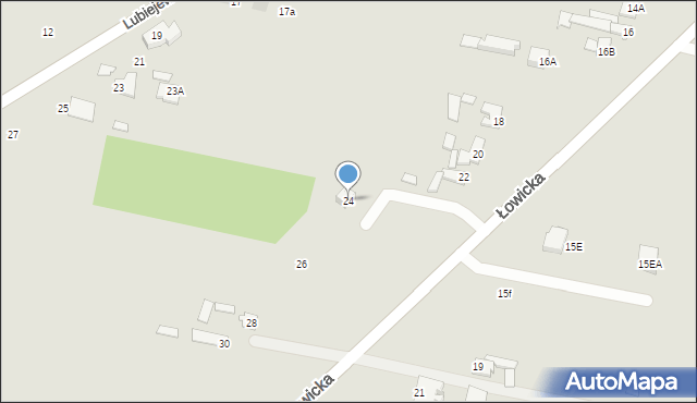 Sochaczew, Łowicka, 24, mapa Sochaczew