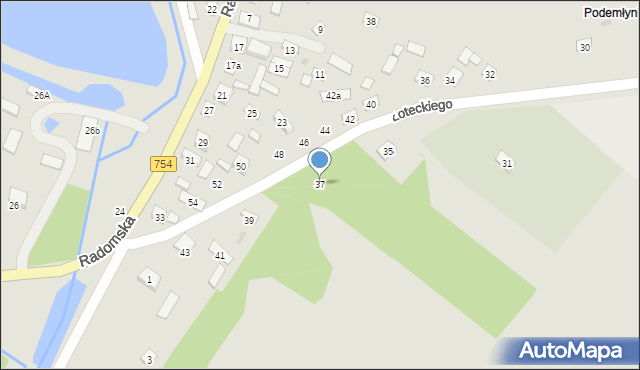 Solec nad Wisłą, Łoteckiego Zygmunta, 37, mapa Solec nad Wisłą