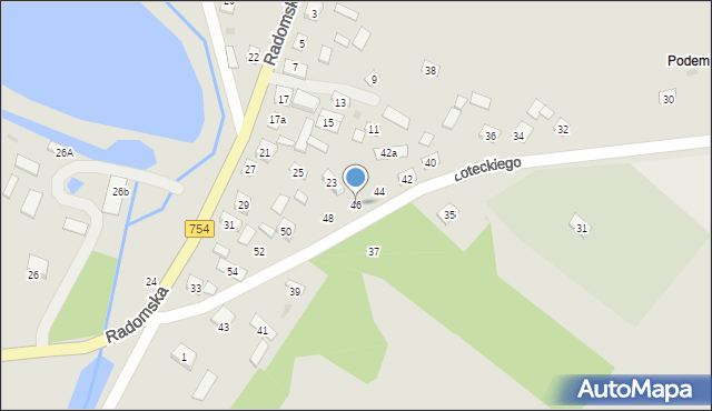 Solec nad Wisłą, Łoteckiego Zygmunta, 46, mapa Solec nad Wisłą