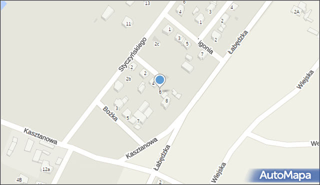 Sośnicowice, Lompy Józefa, 6, mapa Sośnicowice