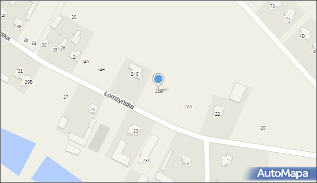 Stare Kupiski, Łomżyńska, 22B, mapa Stare Kupiski