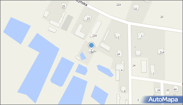 Stare Kupiski, Łomżyńska, 23b, mapa Stare Kupiski