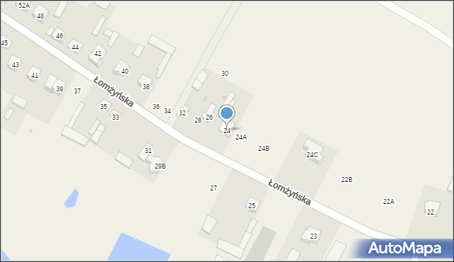 Stare Kupiski, Łomżyńska, 24, mapa Stare Kupiski