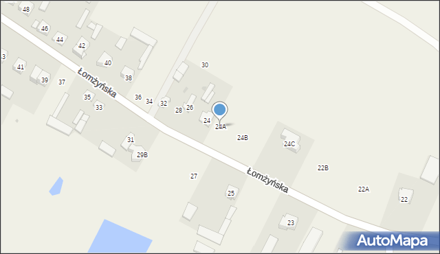 Stare Kupiski, Łomżyńska, 24A, mapa Stare Kupiski