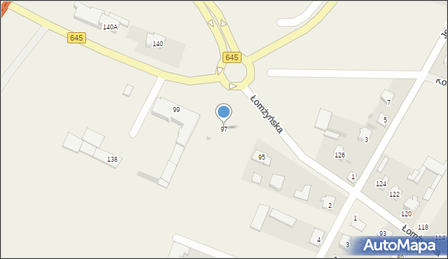 Stare Kupiski, Łomżyńska, 97, mapa Stare Kupiski