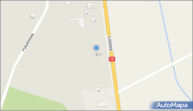 Tuliszków, Łódzka, 8, mapa Tuliszków