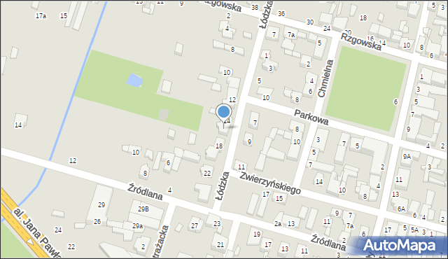 Tuszyn, Łódzka, 16, mapa Tuszyn