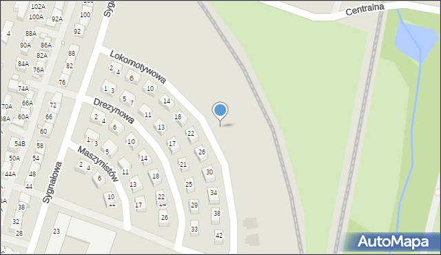 Wrocław, Lokomotywowa, 47, mapa Wrocławia