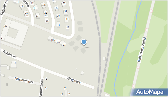 Wrocław, Lokomotywowa, 85, mapa Wrocławia