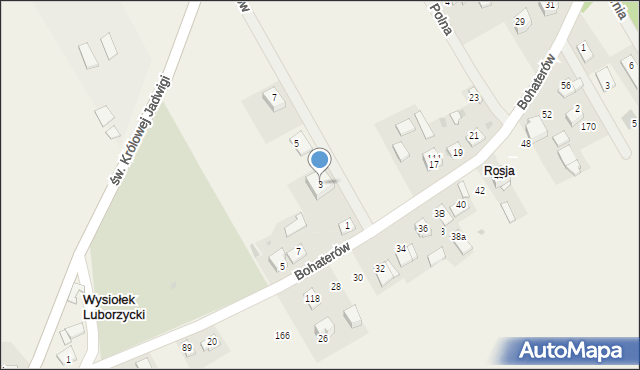 Wysiołek Luborzycki, Lotników, 3, mapa Wysiołek Luborzycki
