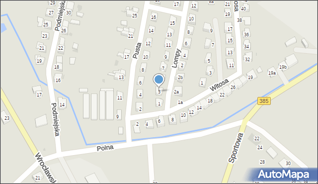 Ziębice, Lompy Józefa, 3, mapa Ziębice