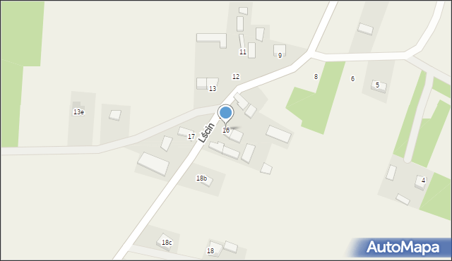 Lścin, Lścin, 16, mapa Lścin