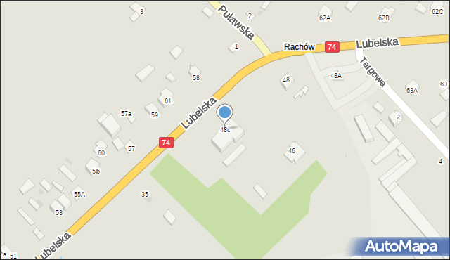 Annopol, Lubelska, 48c, mapa Annopol