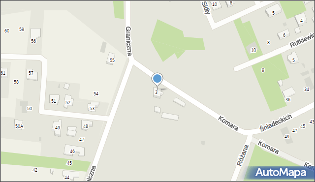 Bełchatów, Ludwikowska, 3, mapa Bełchatów