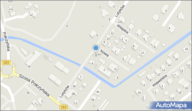 Białogard, Lutyków, 6, mapa Białogard