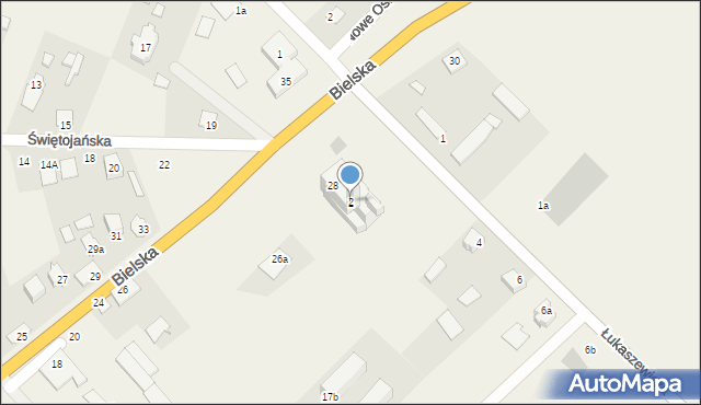 Boćki, Łukaszewicza Witolda, prof., 2, mapa Boćki