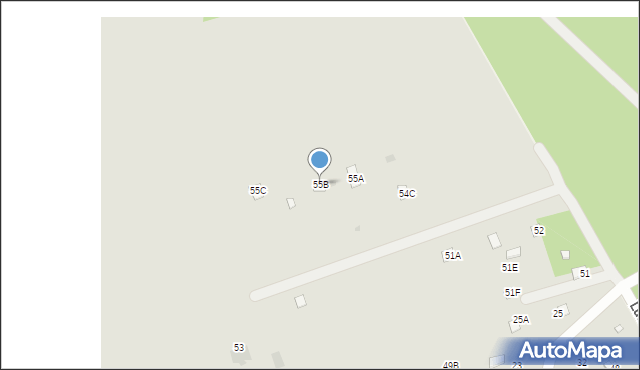 Brok, Ludwinowo, 55B, mapa Brok