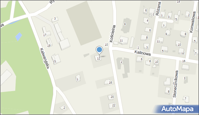 Brzeźnica, Łudzika Eugeniusza, ks., 2, mapa Brzeźnica