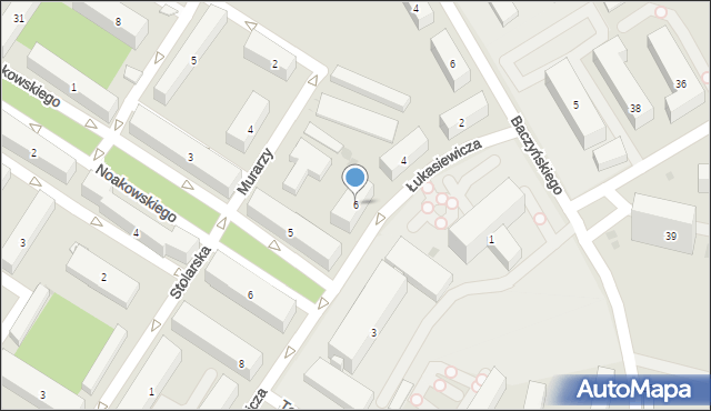 Bydgoszcz, Łukasiewicza Ignacego, 6, mapa Bydgoszczy