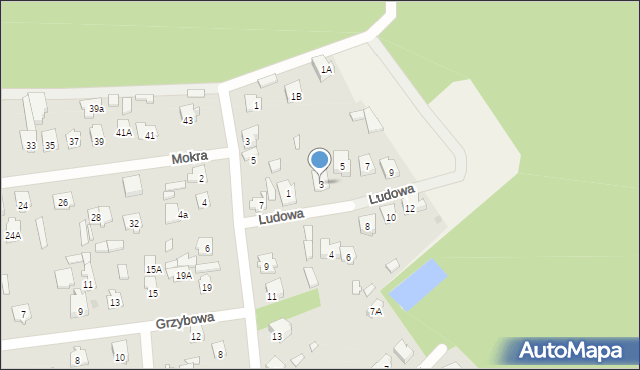 Celestynów, Ludowa, 3, mapa Celestynów