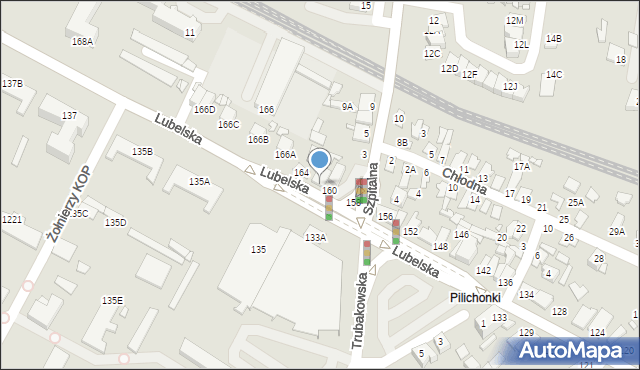 Chełm, Lubelska, 162, mapa Chełma