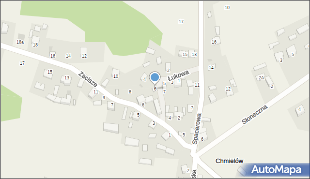 Chmielów, Łukowa, 6, mapa Chmielów