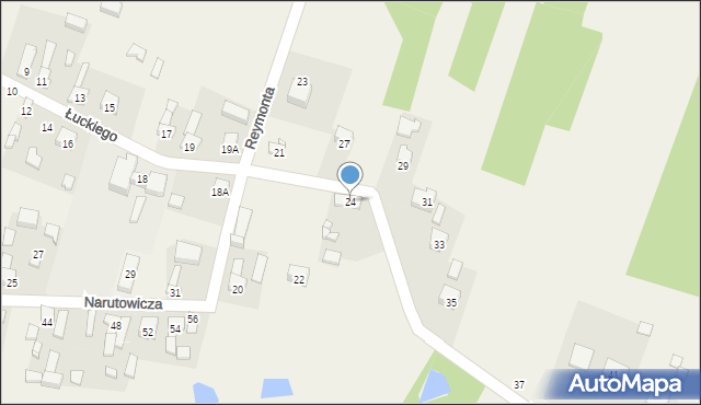 Chrzanowice, Łuckiego Włodzimierza, 24, mapa Chrzanowice