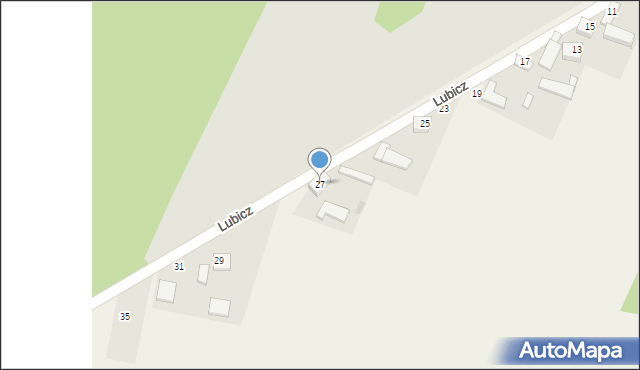 Cynków, Lubicz, 27, mapa Cynków