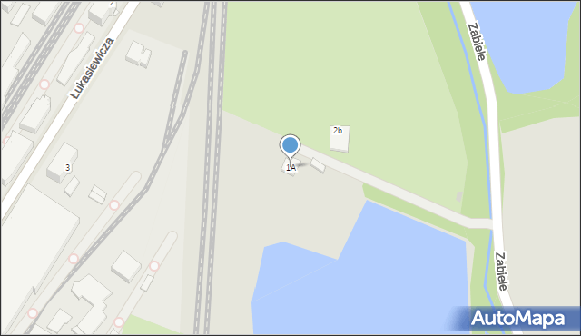 Czechowice-Dziedzice, Łukasiewicza Ignacego, 1A, mapa Czechowic-Dziedzic