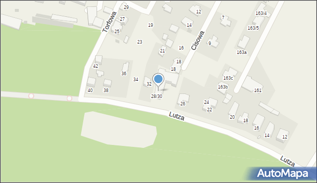 Dąbrowa, Lutza Jerzego, dr., 30, mapa Dąbrowa