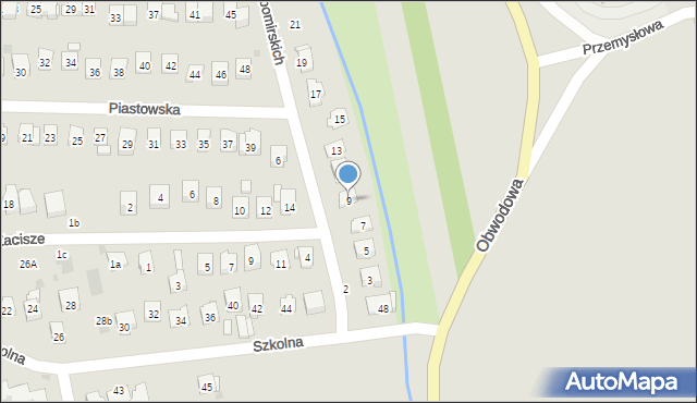 Dobczyce, Lubomirskich, 9, mapa Dobczyce