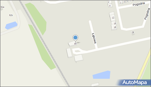 Dobre Miasto, Łużycka, 44, mapa Dobre Miasto