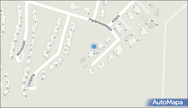 Dzierżoniów, Lutosławskiego Witolda, 6, mapa Dzierżoniów