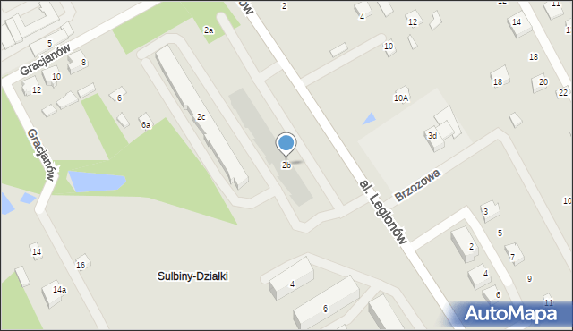 Garwolin, Lubelska, 2b, mapa Garwolin