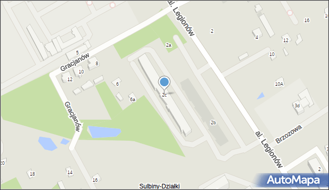 Garwolin, Lubelska, 2c, mapa Garwolin