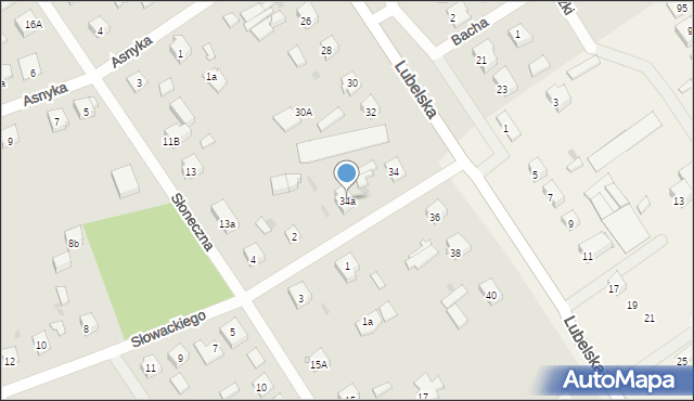 Garwolin, Lubelska, 34a, mapa Garwolin