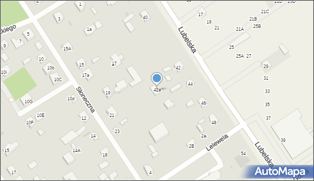 Garwolin, Lubelska, 42a, mapa Garwolin