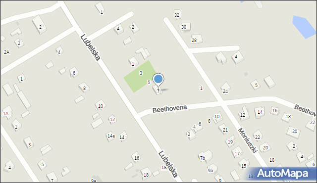 Garwolin, Lubelska, 7, mapa Garwolin