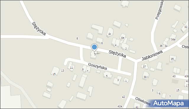 Gdańsk, Lubowidzka, 3, mapa Gdańska