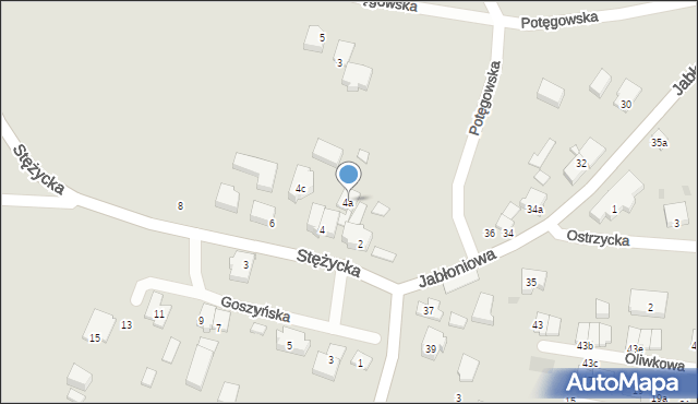 Gdańsk, Lubowidzka, 4a, mapa Gdańska