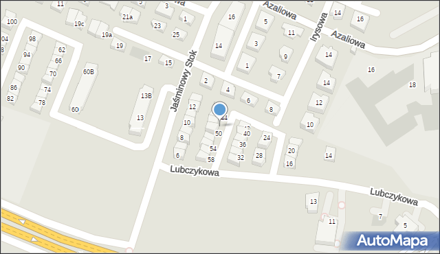 Gdańsk, Lubczykowa, 48, mapa Gdańska