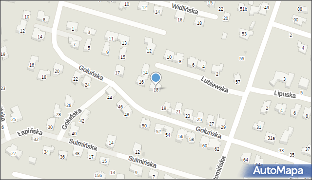 Gdańsk, Lublewska, 18, mapa Gdańska