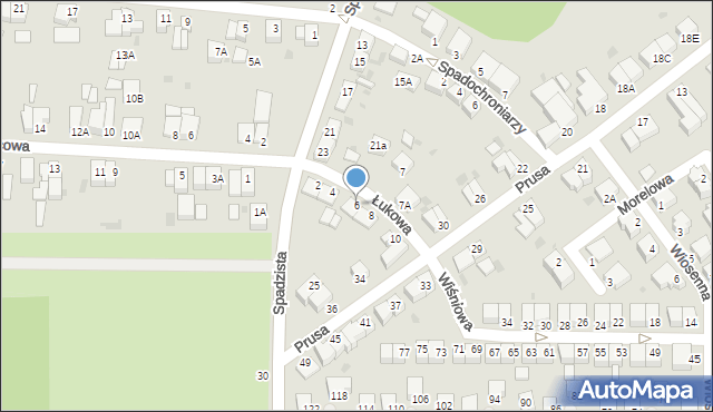 Głogów, Łukowa, 6, mapa Głogów
