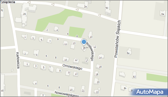 Głuchołazy, Lutosławskiego Witolda, 15, mapa Głuchołazy