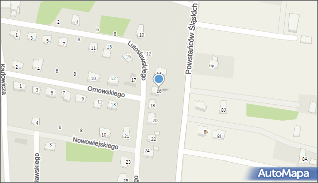 Głuchołazy, Lutosławskiego Witolda, 16, mapa Głuchołazy