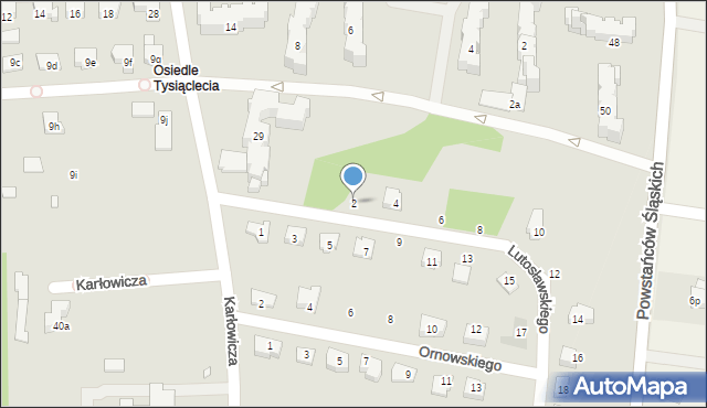 Głuchołazy, Lutosławskiego Witolda, 2, mapa Głuchołazy