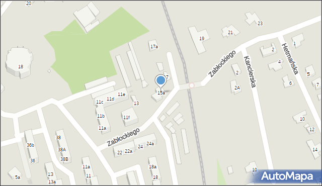 Gniezno, Łubieńskiego Macieja, ks. prym., 15a, mapa Gniezna