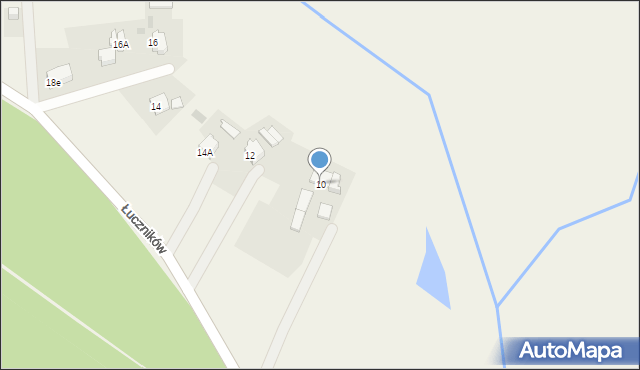 Gostyń, Łuczników, 10, mapa Gostyń